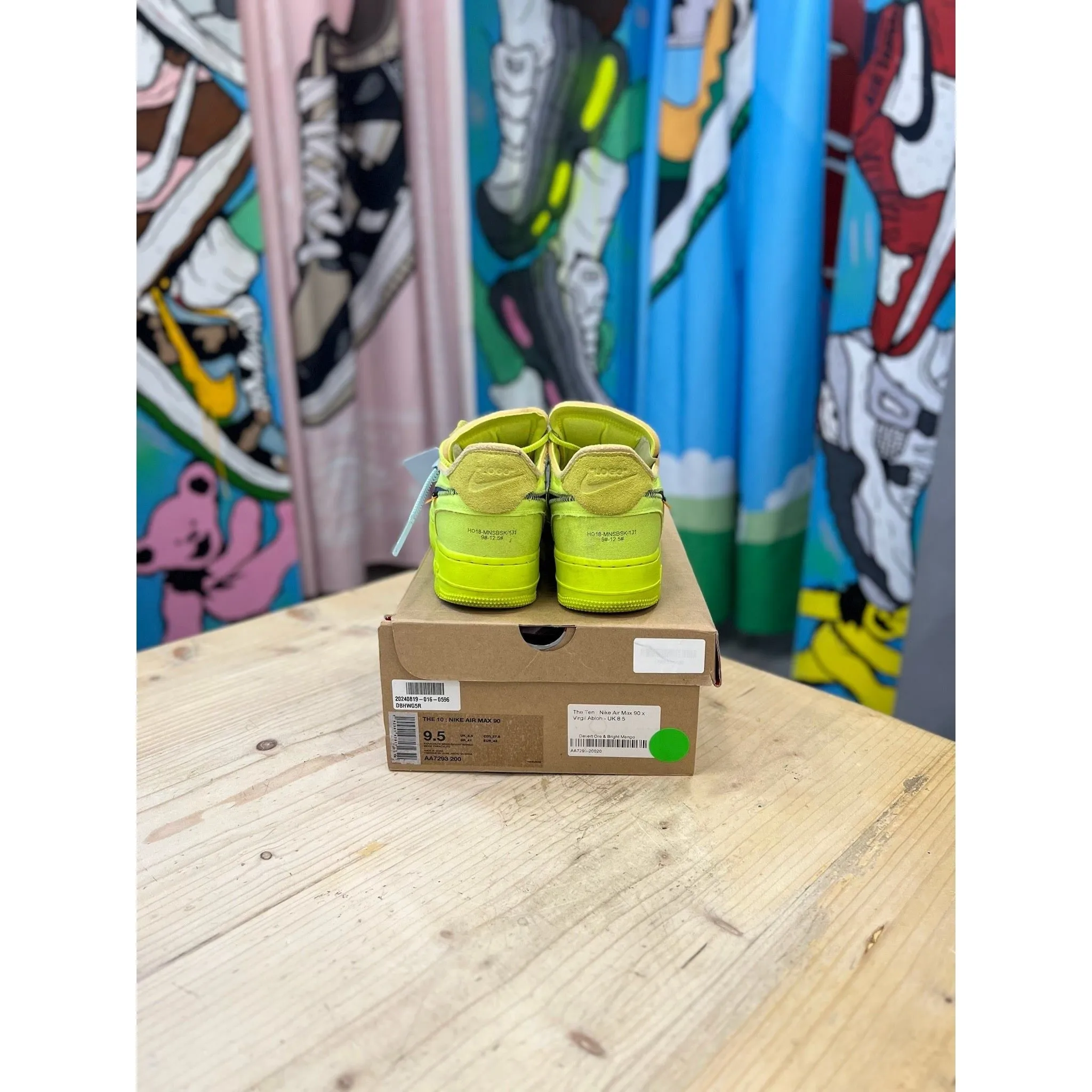 Nike Off White Air Force 1 Volt UK 10