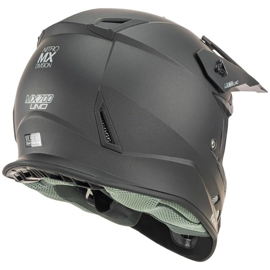 Nitro - MX700 Solid Helmet