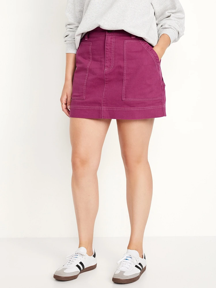 Old Navy Utility Mini Skirt