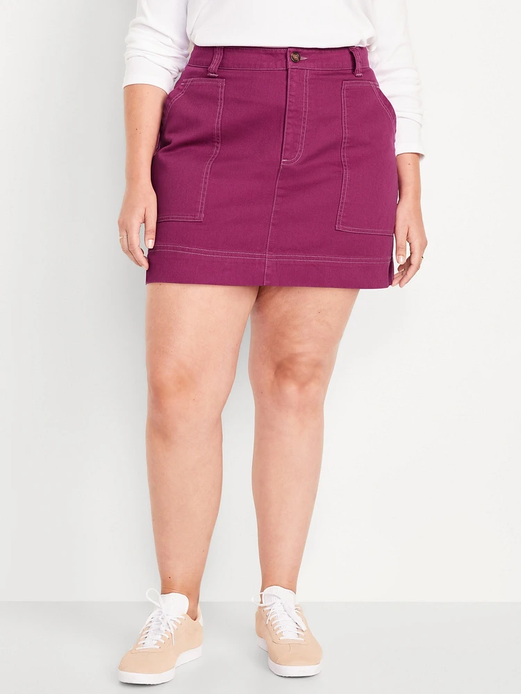 Old Navy Utility Mini Skirt