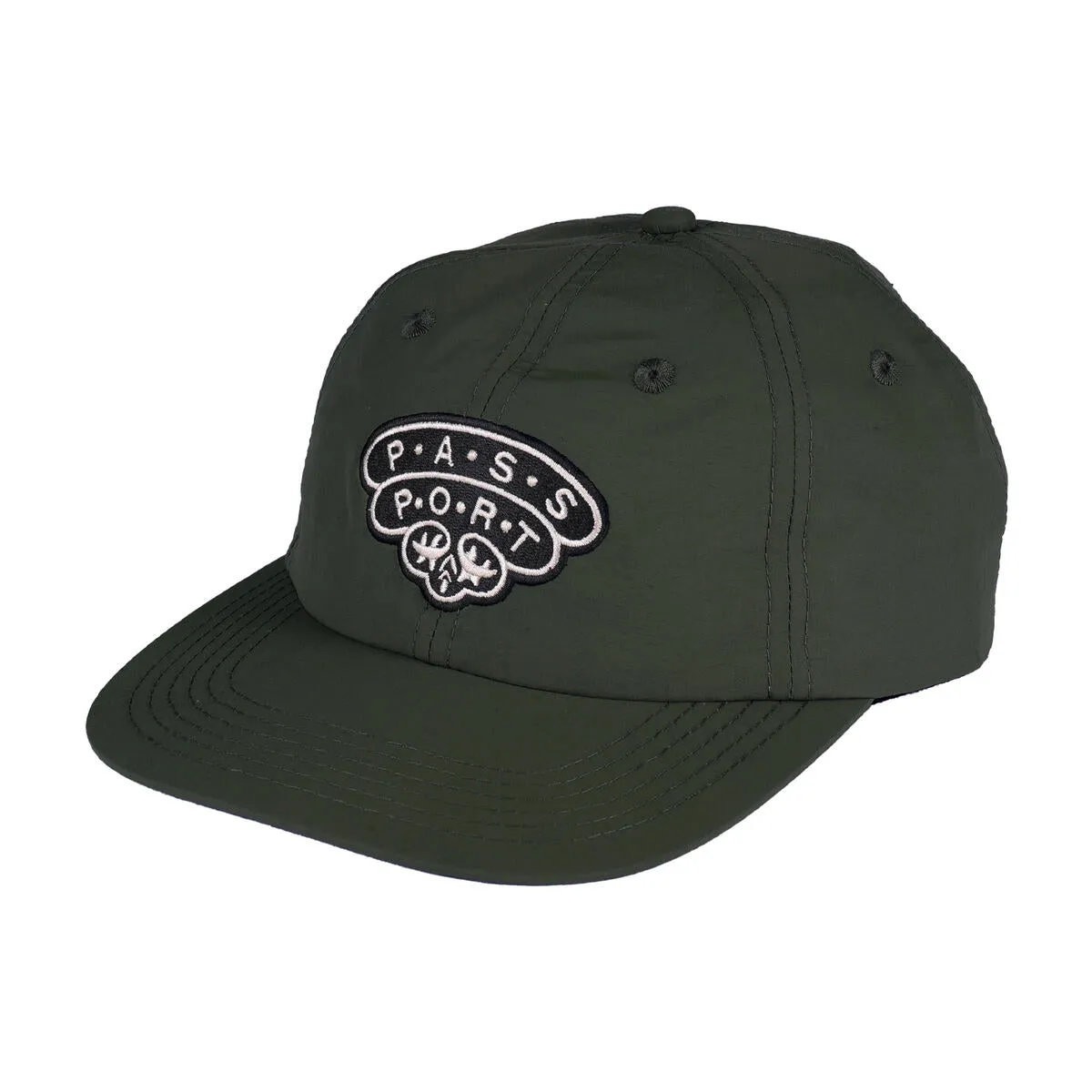 PASS~PORT SKATEBOARDS HEIRLOOM CASUAL CAP MOSS