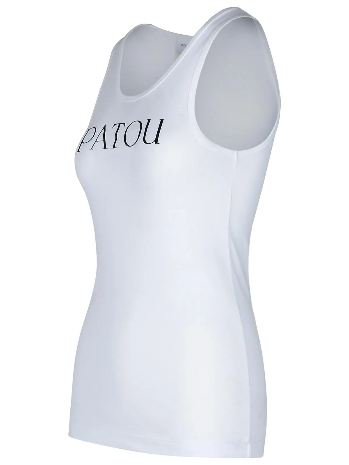 Patou    Patou White Cotton Tank Top