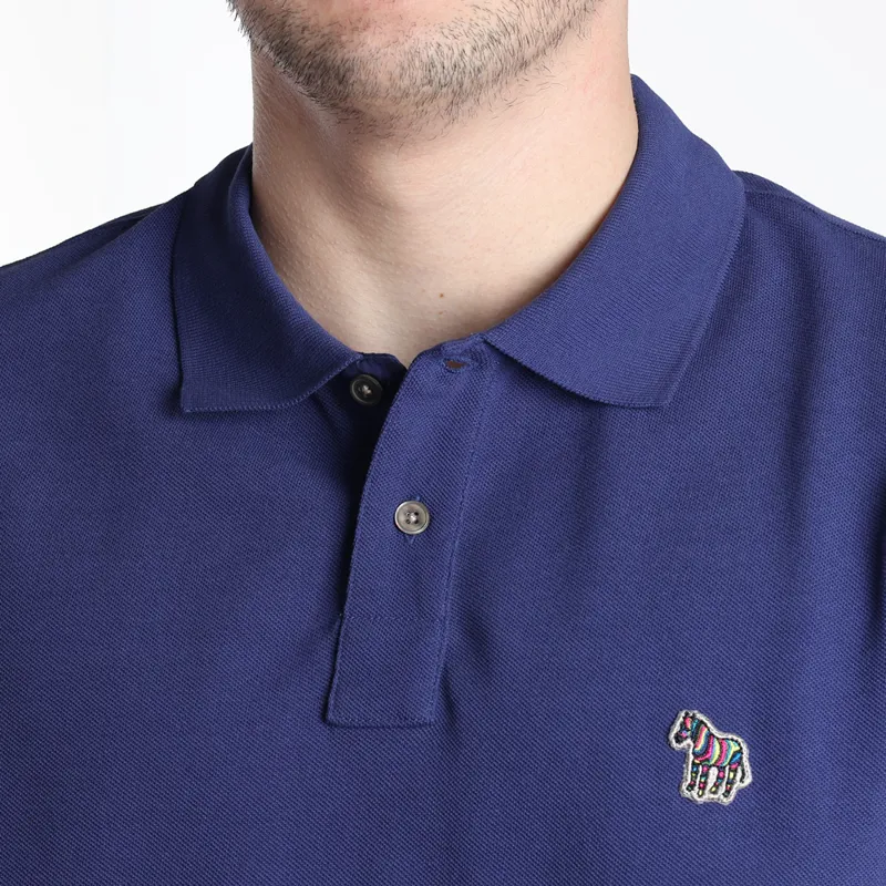 Paul Smith Indigo Zebra Polo Shirt