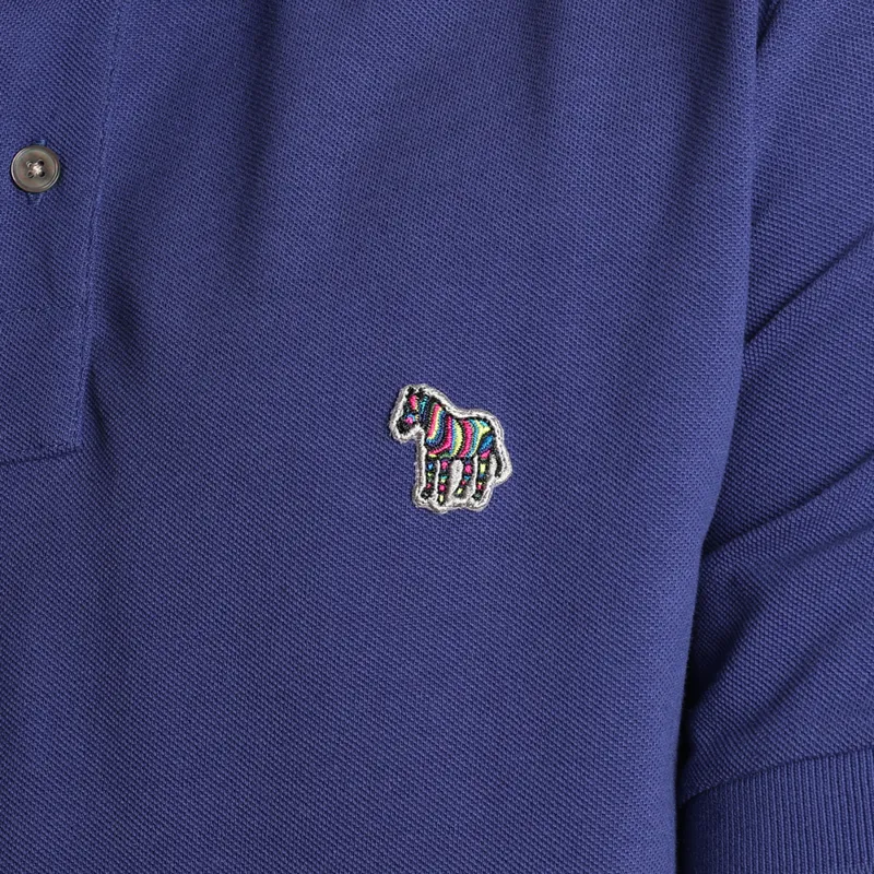 Paul Smith Indigo Zebra Polo Shirt