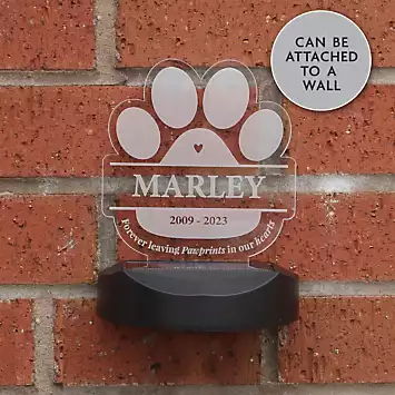 Personalised Pet Memorial Outdoor Solar Light | Kaleidoscope