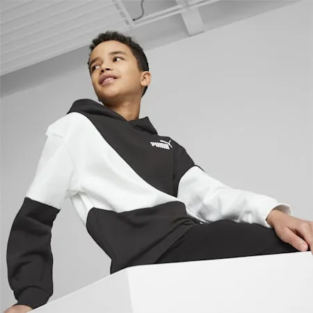 POWER CAT Boys' Hoodie | PUMA Black | PUMA Sustainable Fashion | PUMA 