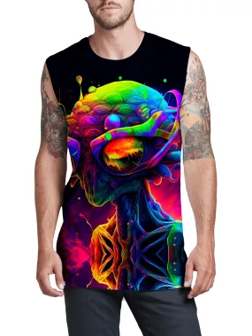 Psychedelic Alien Men's Muscle Tank