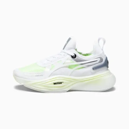 PWR NITRO SQD Women's Training Shoes | PUMA White-Speed Green | PUMA Shop All Puma | PUMA 