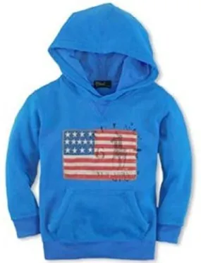 Ralph Lauren Boys American Flag Patch Hoodie