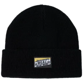 Real Skateboards Beanie Tough Threads Black