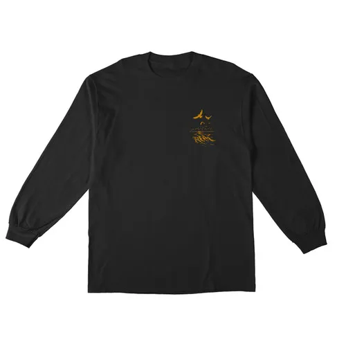 Real Skateboards Longsleeve Shirt Commute Black/Orange