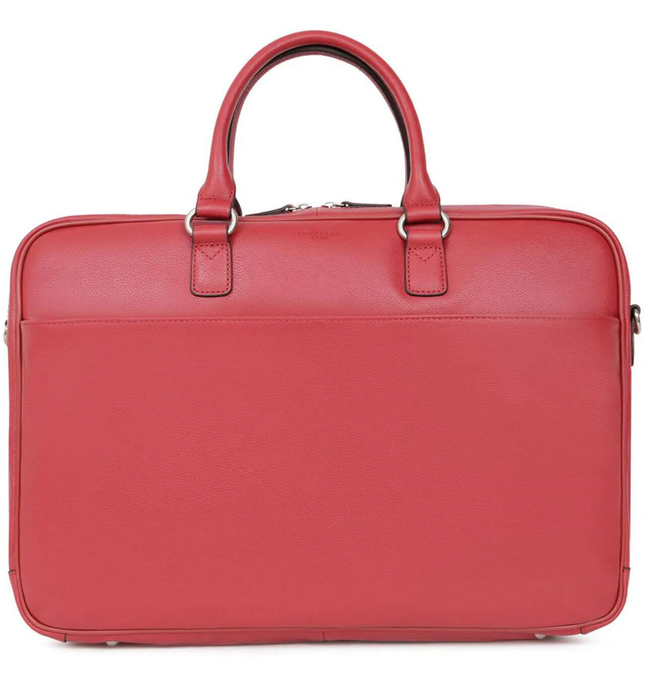 Red cowhide leather bag 464764