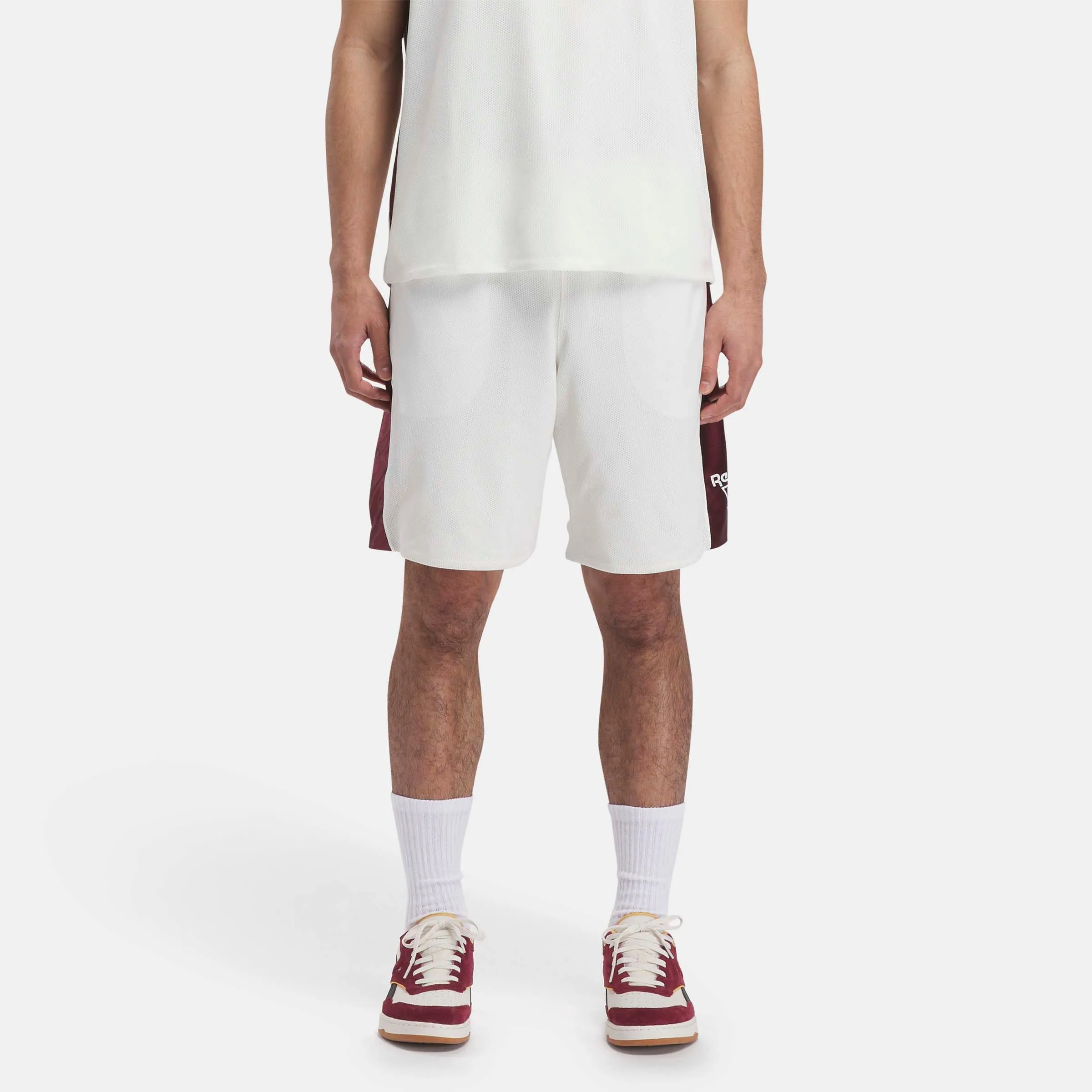 Reebok Basketball Mesh Short Chalk