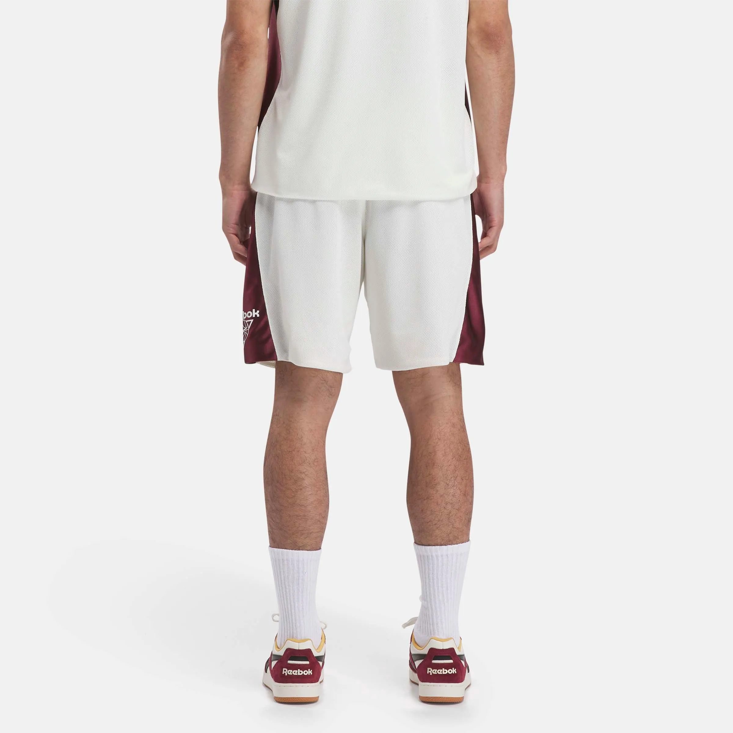 Reebok Basketball Mesh Short Chalk