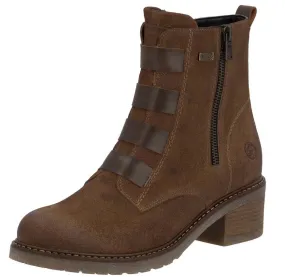 Remonte Brown Side Zip Boot