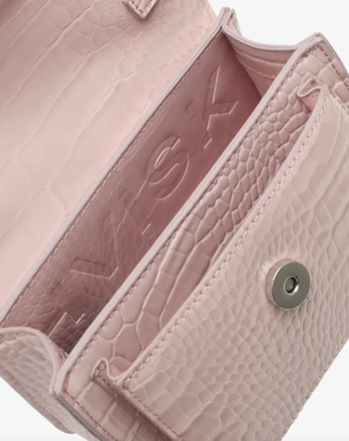 RENEI CROCO bag - SEPIA ROSE