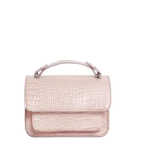 RENEI CROCO bag - SEPIA ROSE