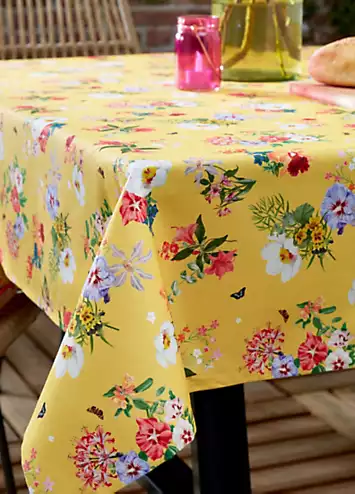 RHS Exotic Garden 100% Cotton Indoor/ Outdoor Table Cloth | Kaleidoscope