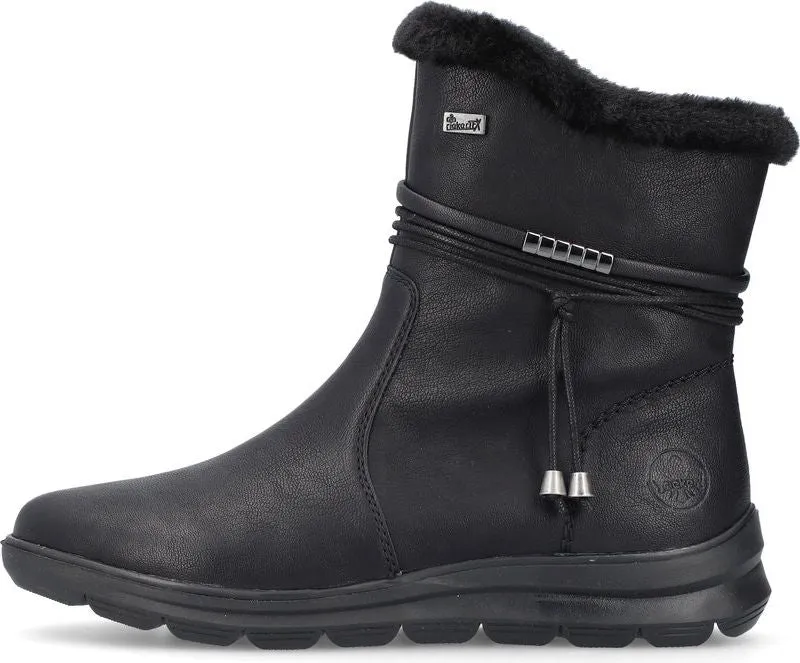 Rieker Black Tassle Boot