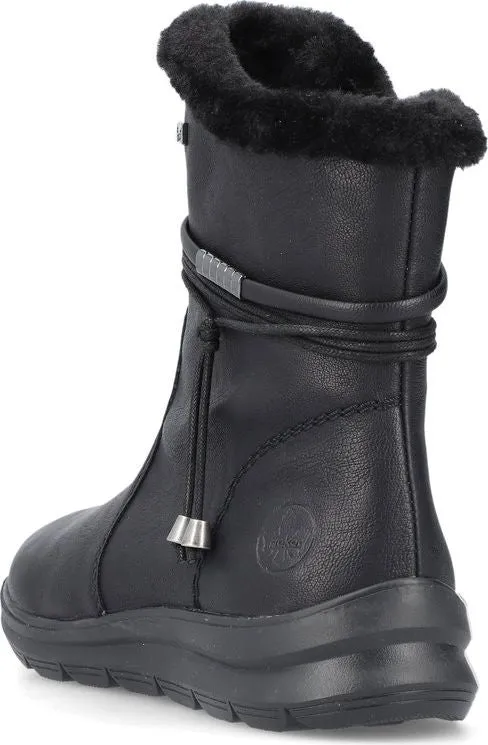 Rieker Black Tassle Boot