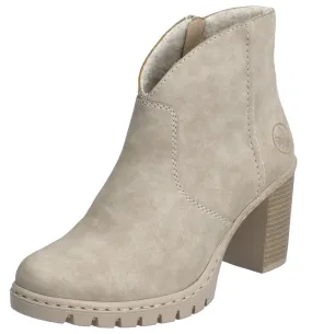 Rieker Champagne Heeled Boot