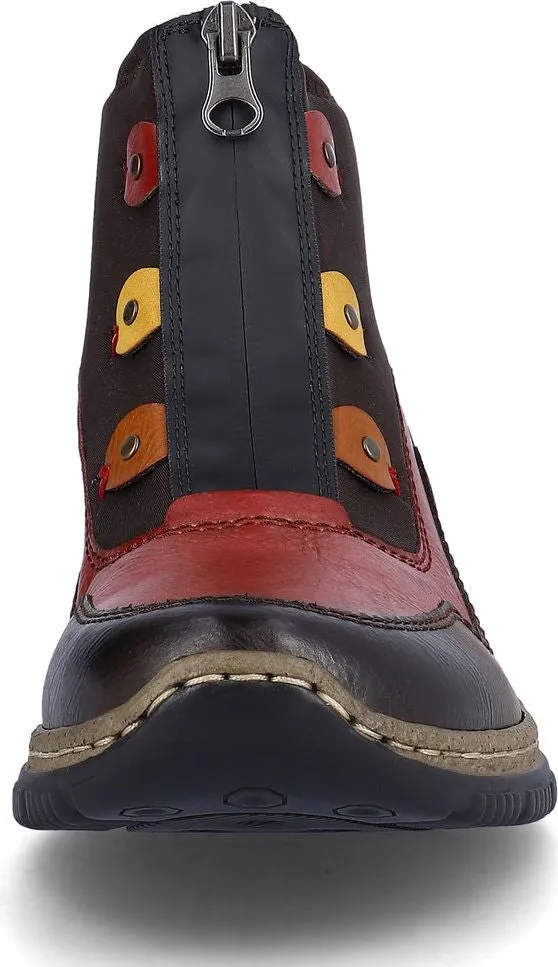 Rieker Multi Side Zip Boot