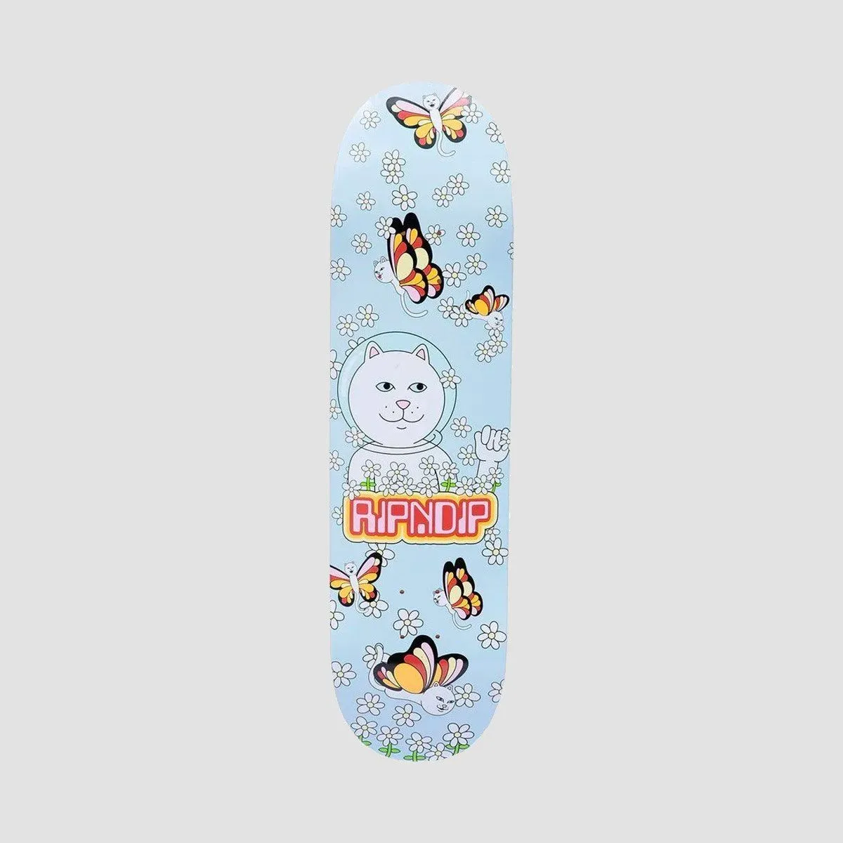 Ripndip Butterfly Skateboard Deck Lavender - 8.25