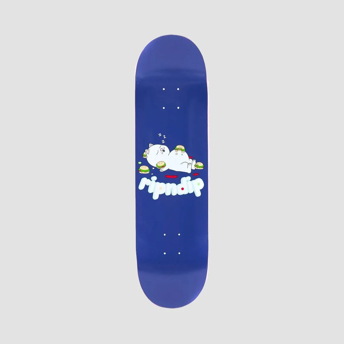 Ripndip Fat Hungry Baby Skateboard Deck Purple - 8.25"