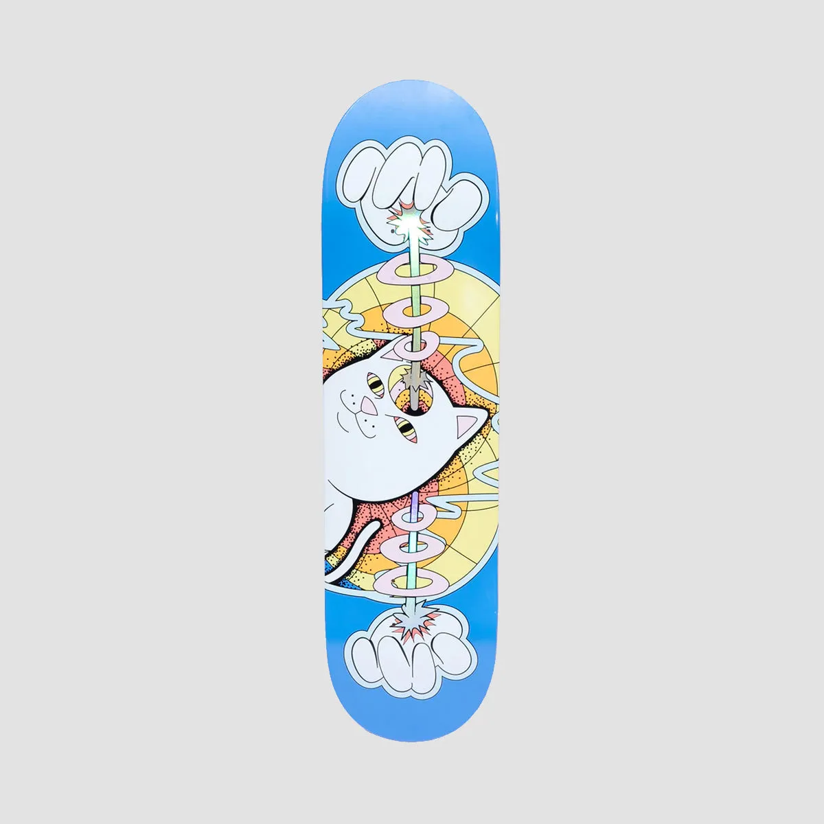 Ripndip Mind Control Skateboard Deck Blue - 8.25"