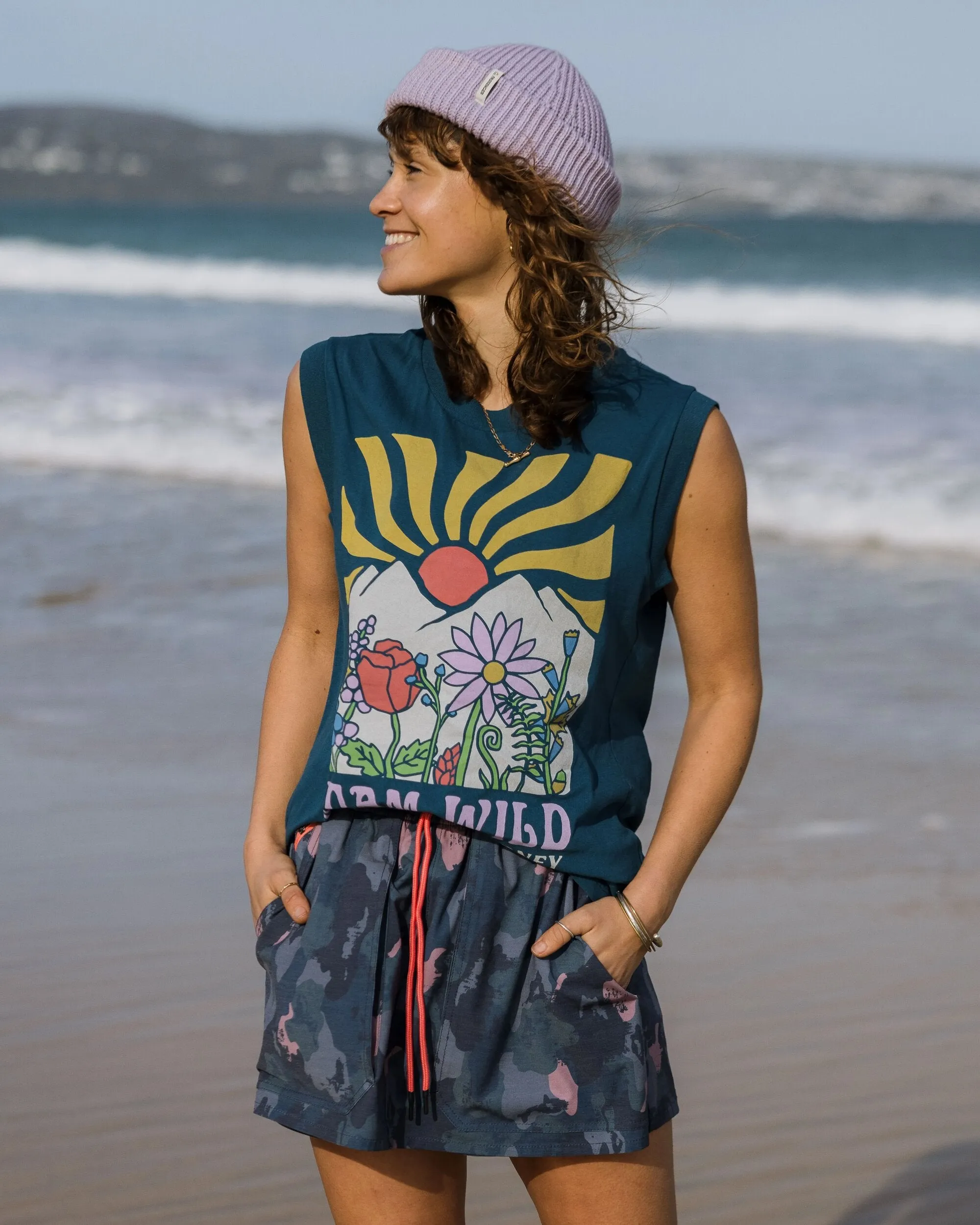 Roam Wild Recycled Cotton Tank Top