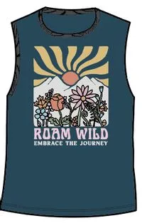 Roam Wild Recycled Cotton Tank Top