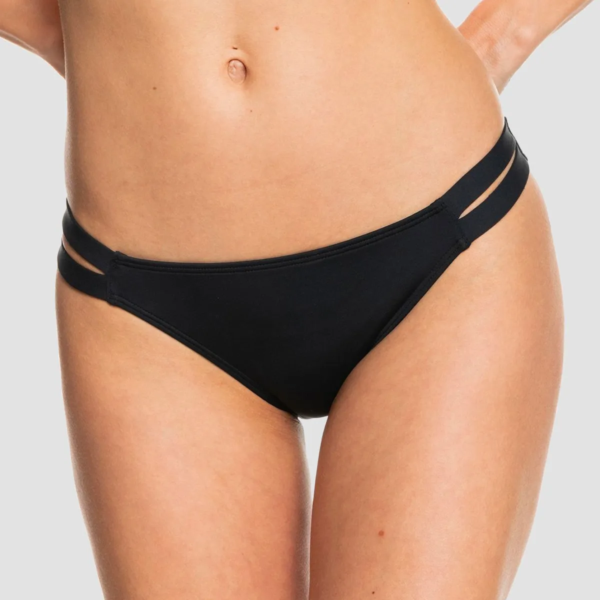 Roxy Beach Classics Bikini Bottoms Anthracite - Womens