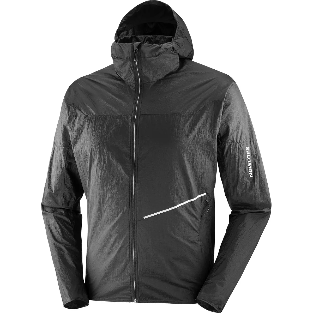 Salomon Men's Sense Aero Wind Jacket Deep Black | Buy Salomon Men's Sense Aero Wind Jacket Deep Black here | Outnorth