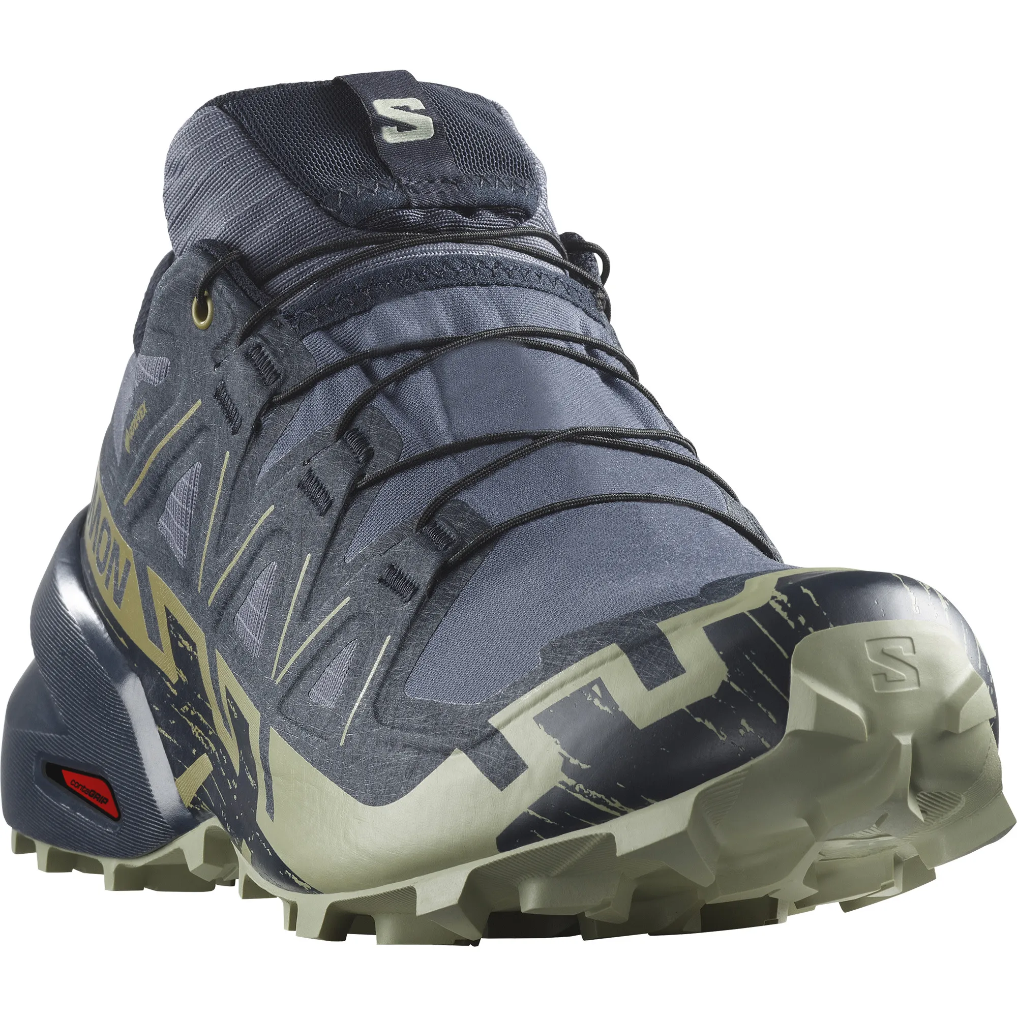 Salomon Men's Speedcross 6 GORE-TEX Grisaille / Carbon / Tea | Buy Salomon Men's Speedcross 6 GORE-TEX Grisaille / Car