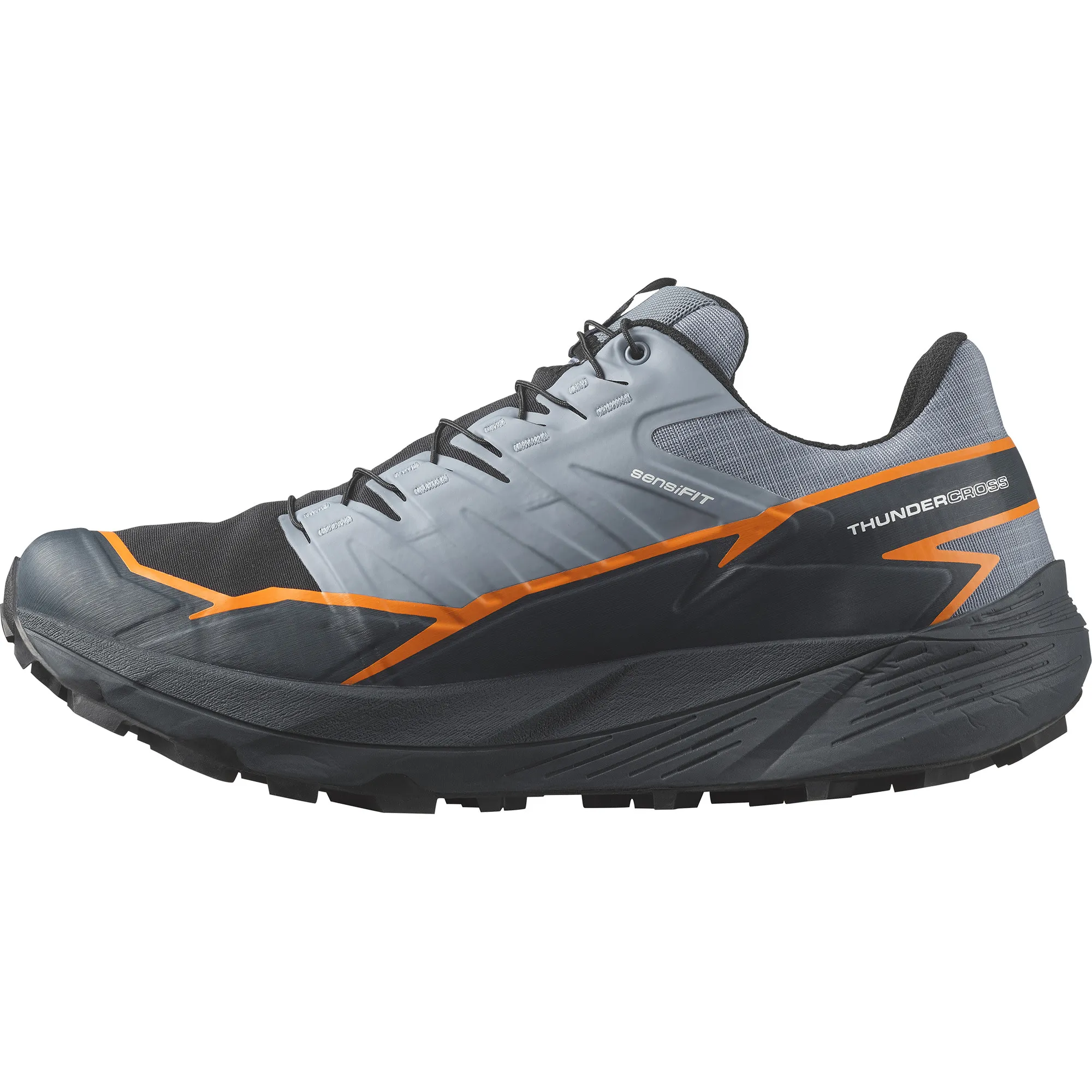 Salomon Men's Thundercross GORE-TEX Flint Stone/Carbon/Orange Pepper | Buy Salomon Men's Thundercross GORE-TEX Flint S