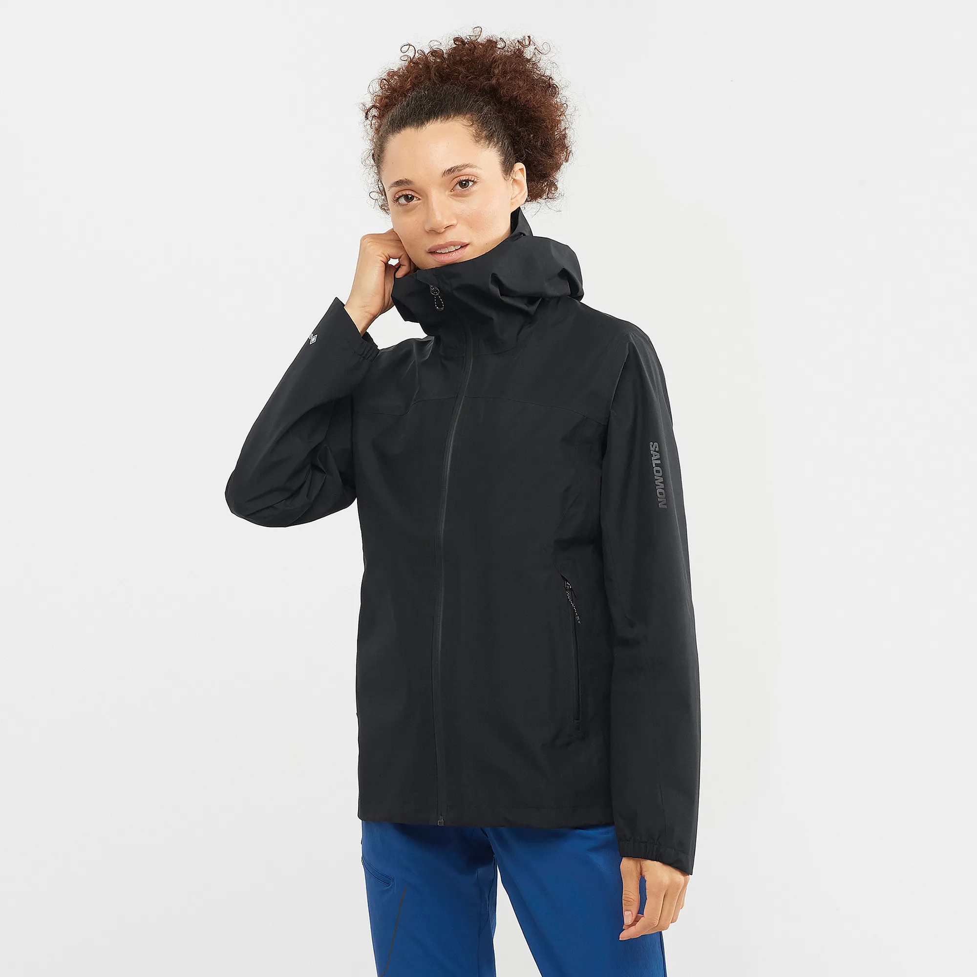 Salomon Women's Outline GORE-TEX 2.5 Layer Jacket Deep Black | Buy Salomon Women's Outline GORE-TEX 2.5 Layer Jacket D