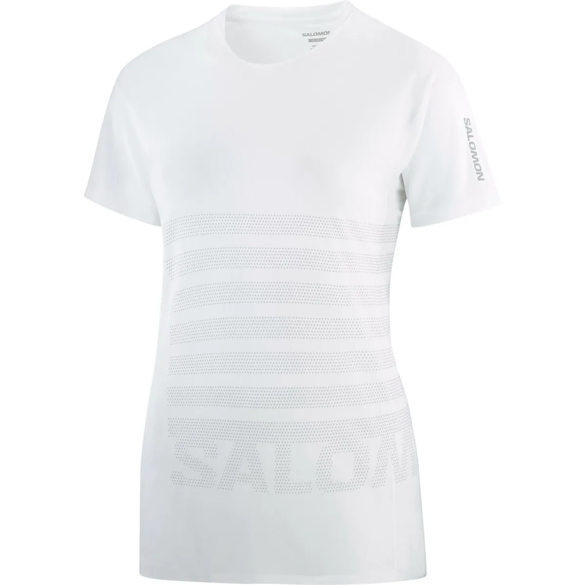 Salomon Women's Sense Aero Graphic Tee White | Buy Salomon Women's Sense Aero Graphic Tee White here | Outnorth