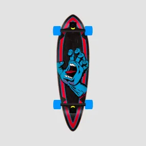 Santa Cruz Screaming Hand Pintail Cruiser Skateboard - 33"