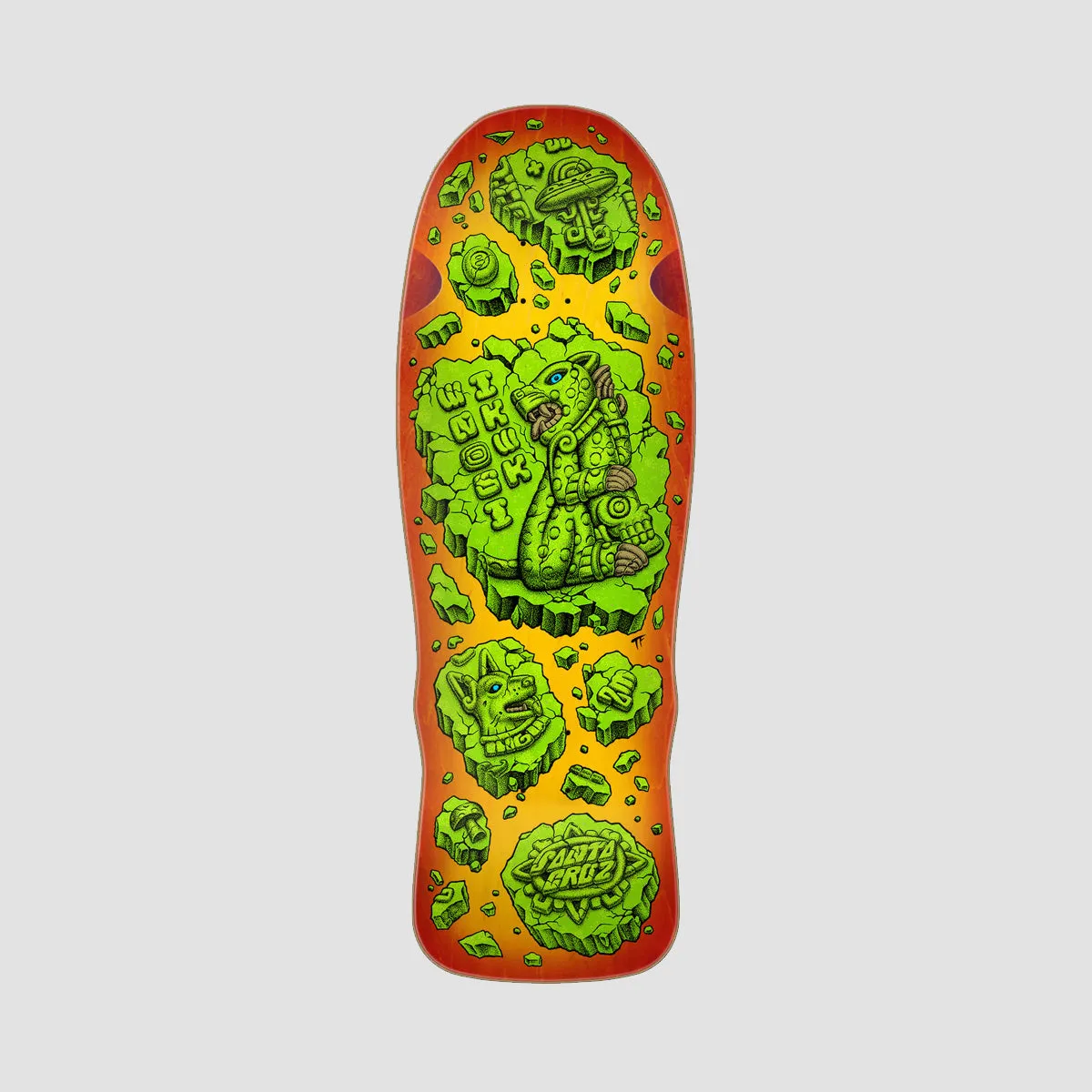 Santa Cruz Winkowski Jaguar Shaped Skateboard Deck - 10.35