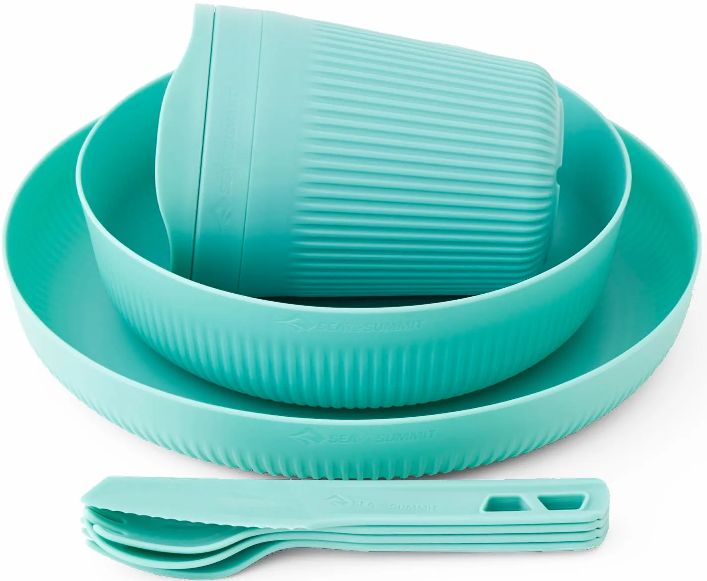 Sea to Summit Passage Dinnerware Set (1 Person, 7 Piece) | Camping Plates & Bowls | BananaFingers