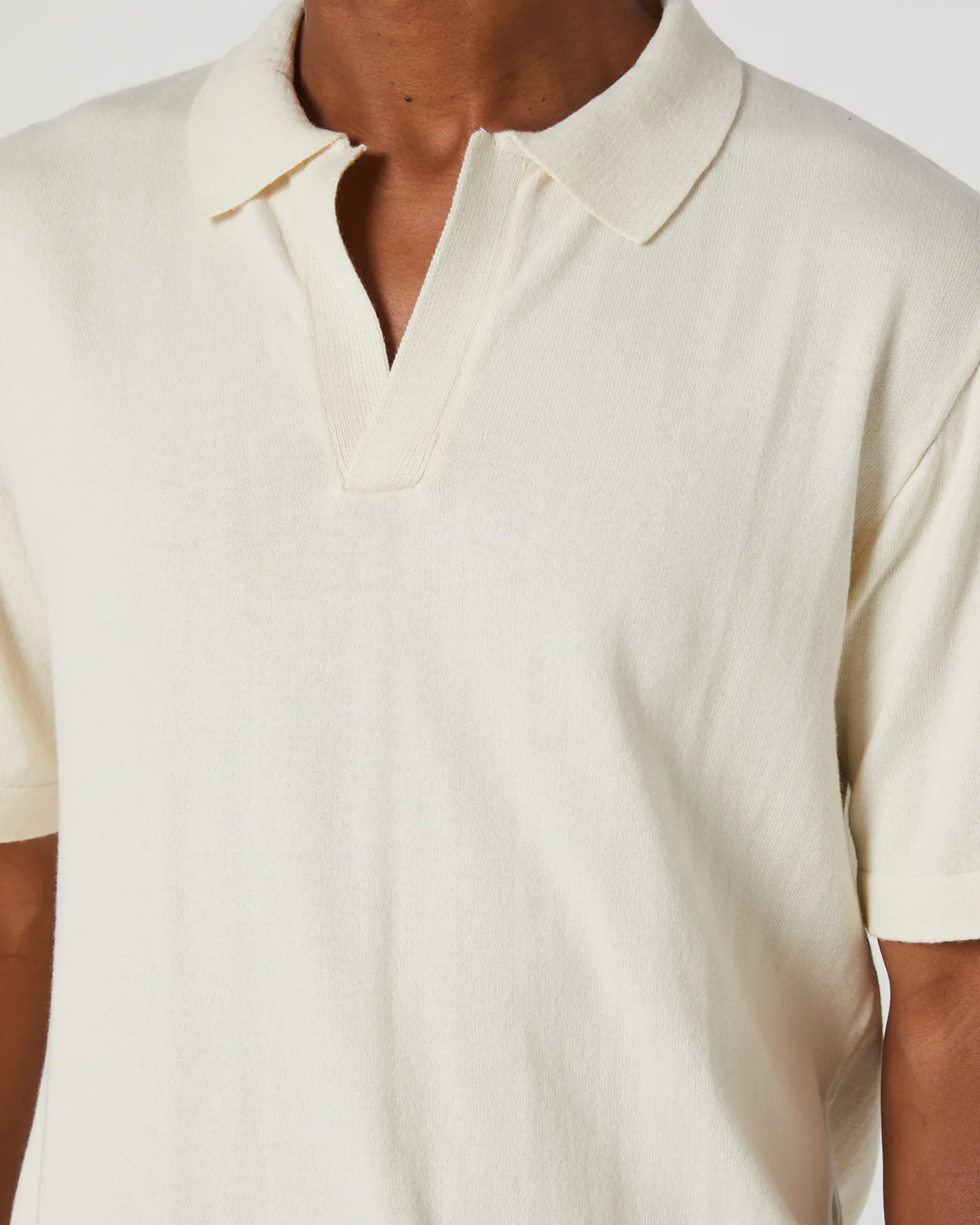 Silent Theory Knit Polo - Natural | SurfStitch