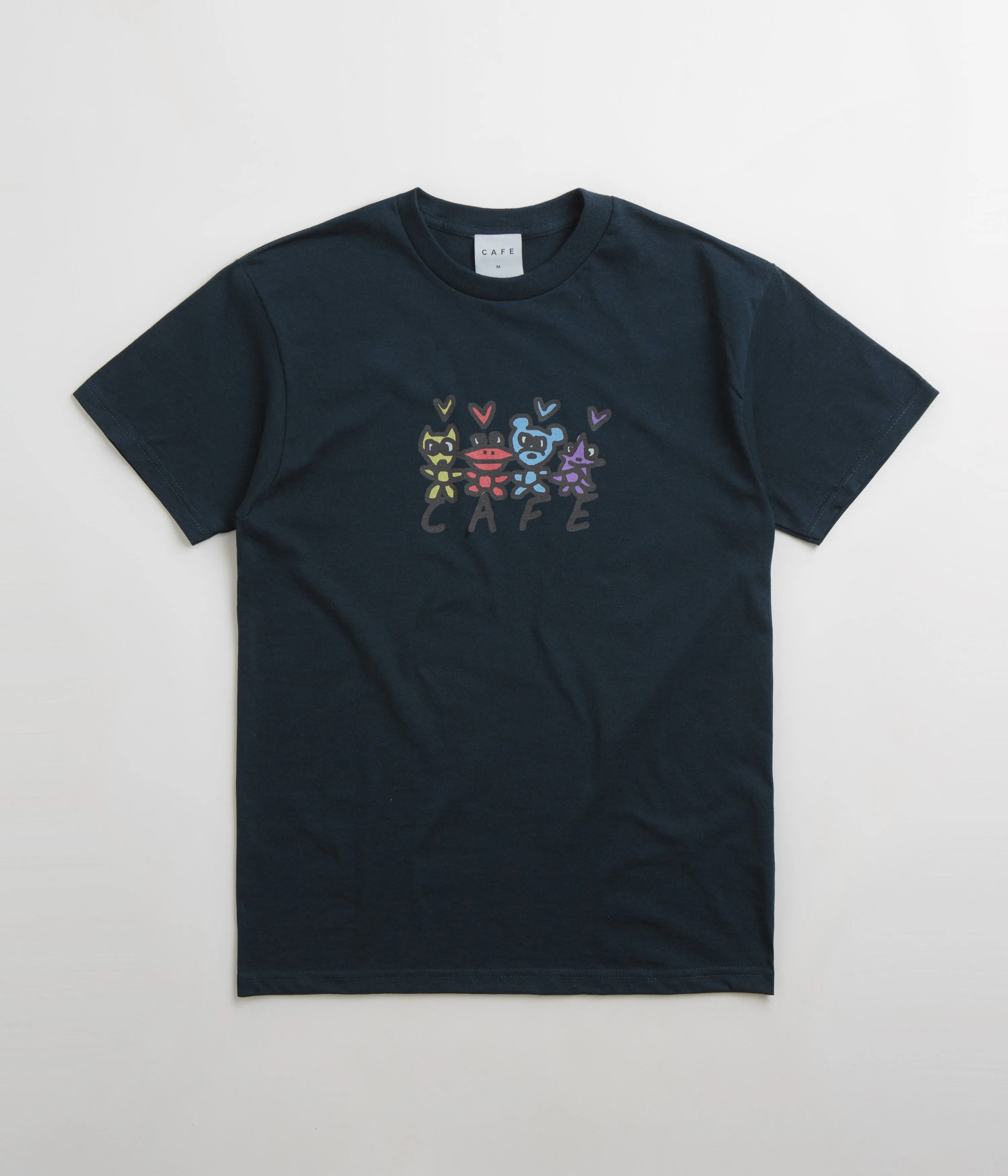 Skateboard Cafe Pals T-Shirt - Slate