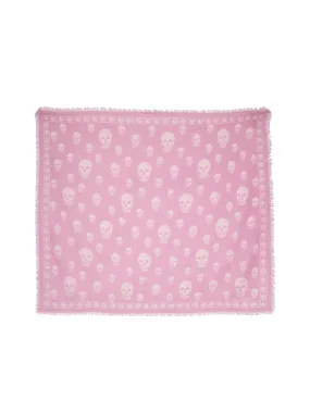 Skull Scarf in Pink