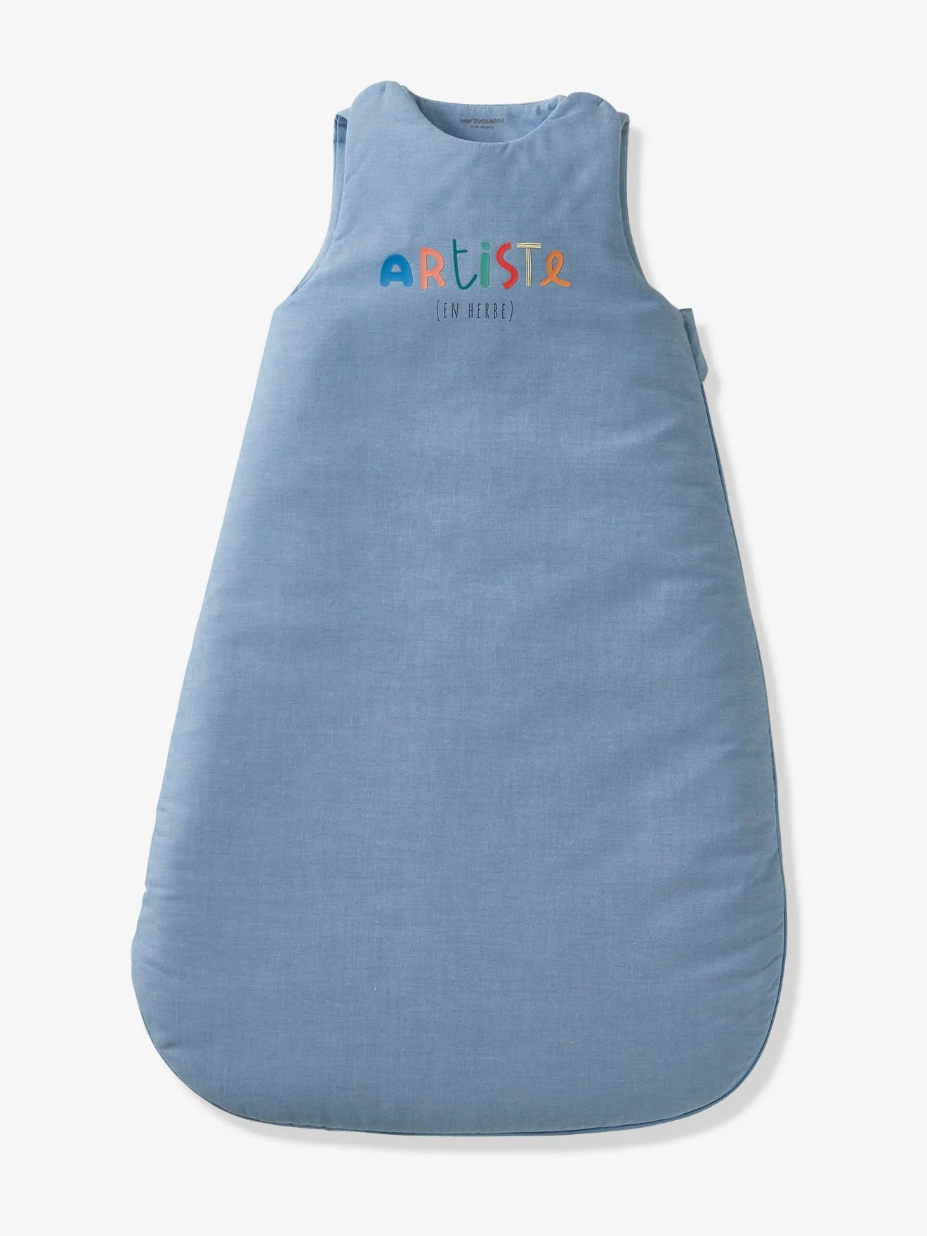 Sleeveless Baby Sleeping Bag, Artist - chambray blue