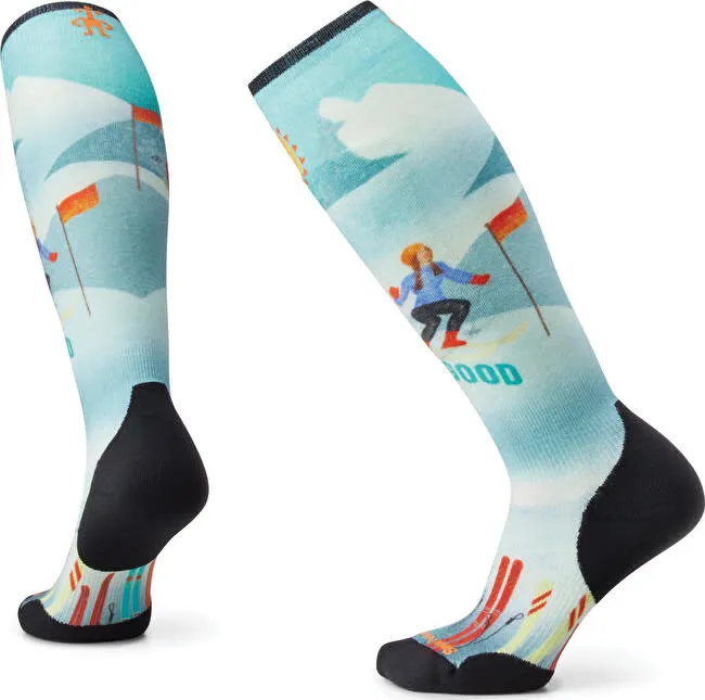 Smartwool Women's Ski Targeted Cushion Snow Bunny Print OTC Socks Capri | Buy Smartwool Women's Ski Targeted Cushion S