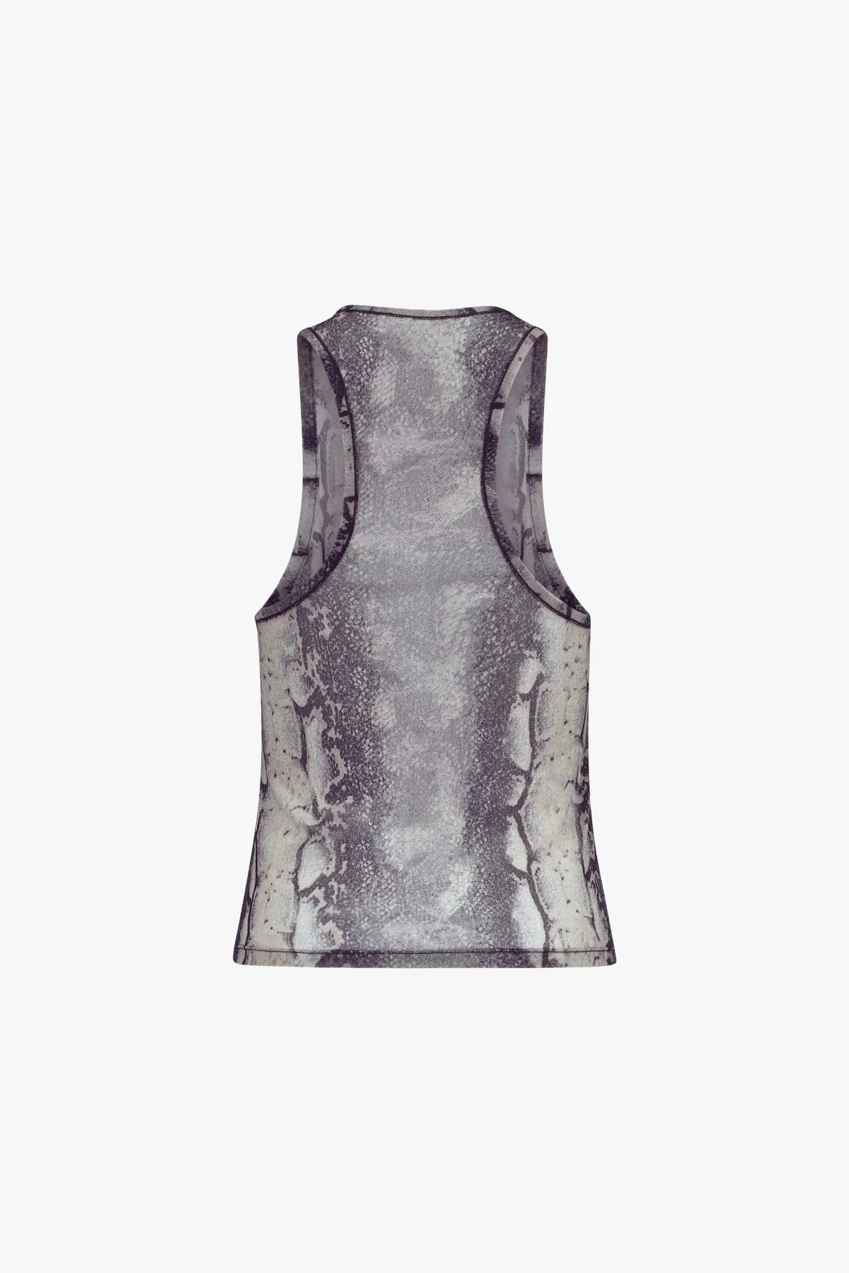 Snake Mesh Tank Top - Snake Print