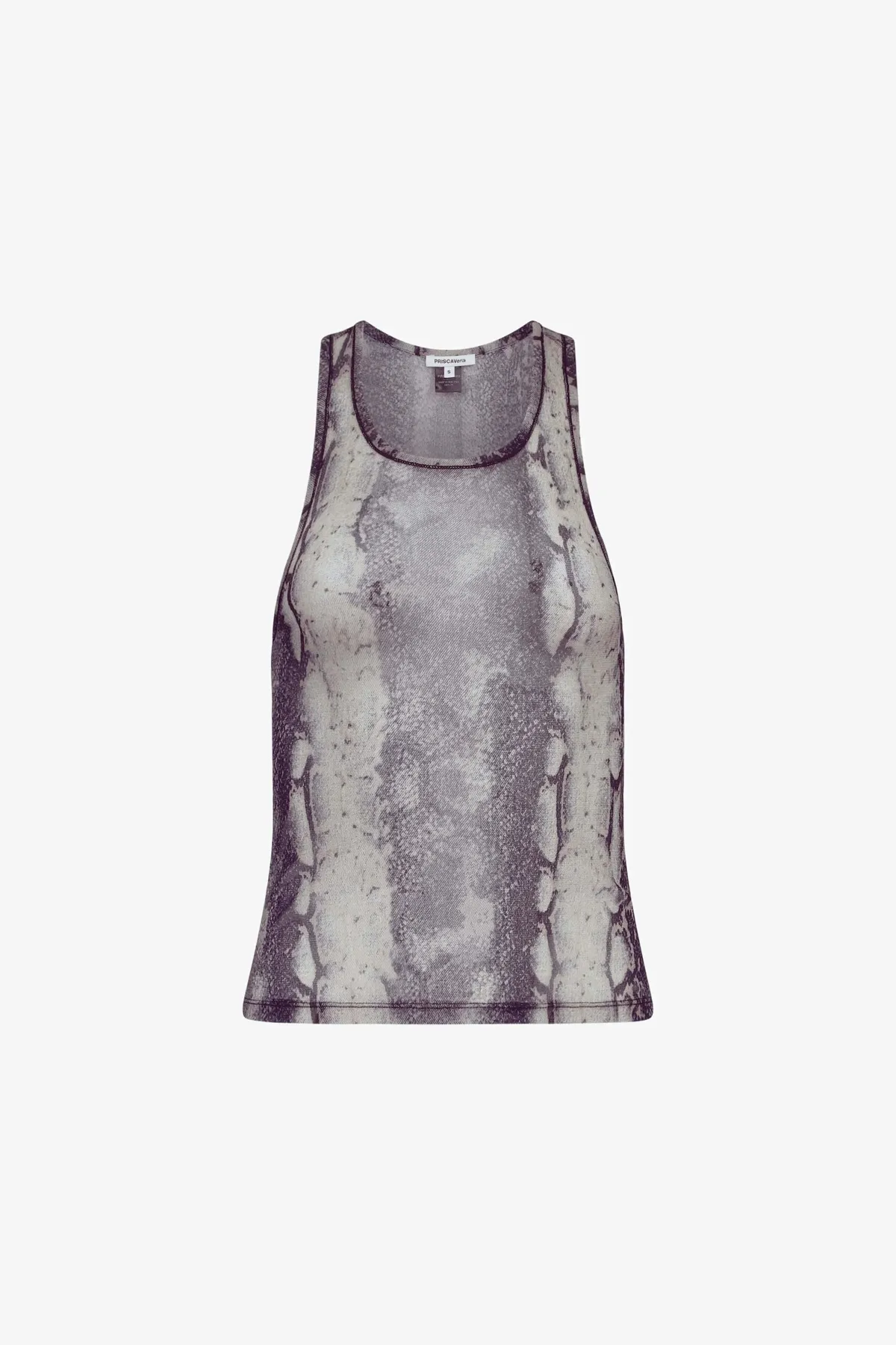 Snake Mesh Tank Top - Snake Print