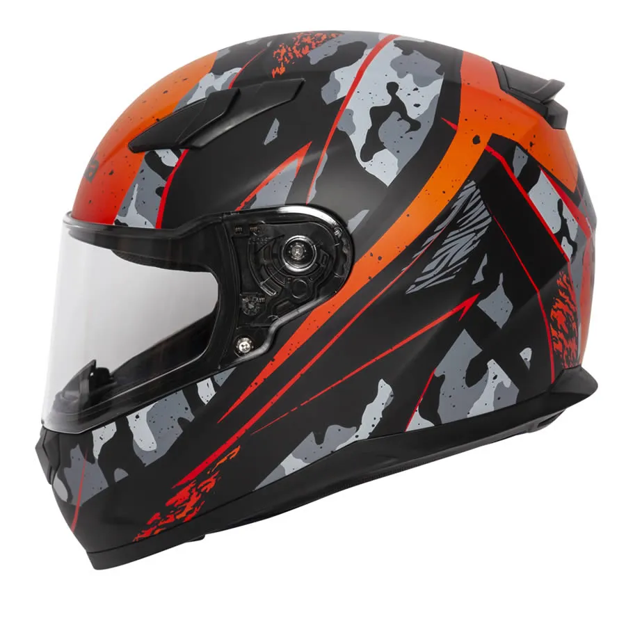 Spada Raiden Camo Helmet - Orange