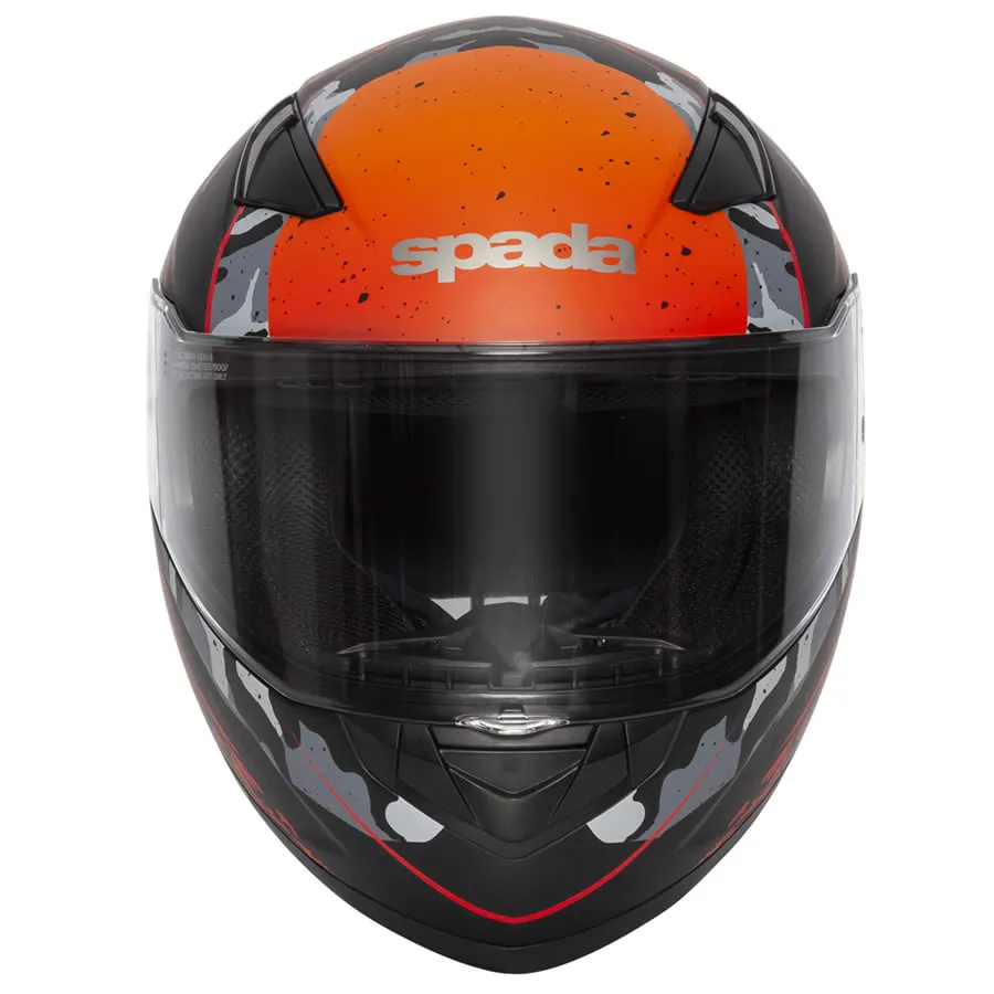 Spada Raiden Camo Helmet - Orange