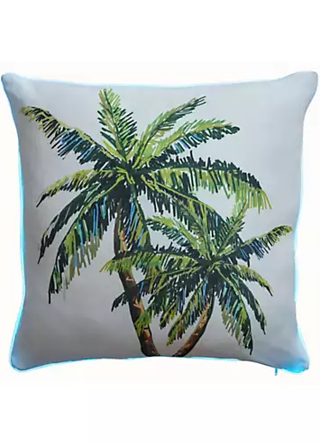 Streetwize Pair of Light Up Palm Print Outdoor Scatter Cushions | Kaleidoscope